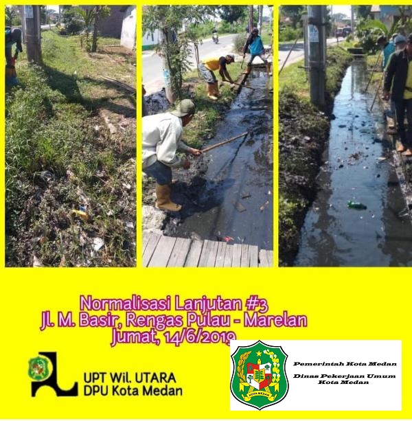 Normalisasi Lanjutan Jl. M. Basir Kel. Rengas Pulau Kec. Medan Marelan